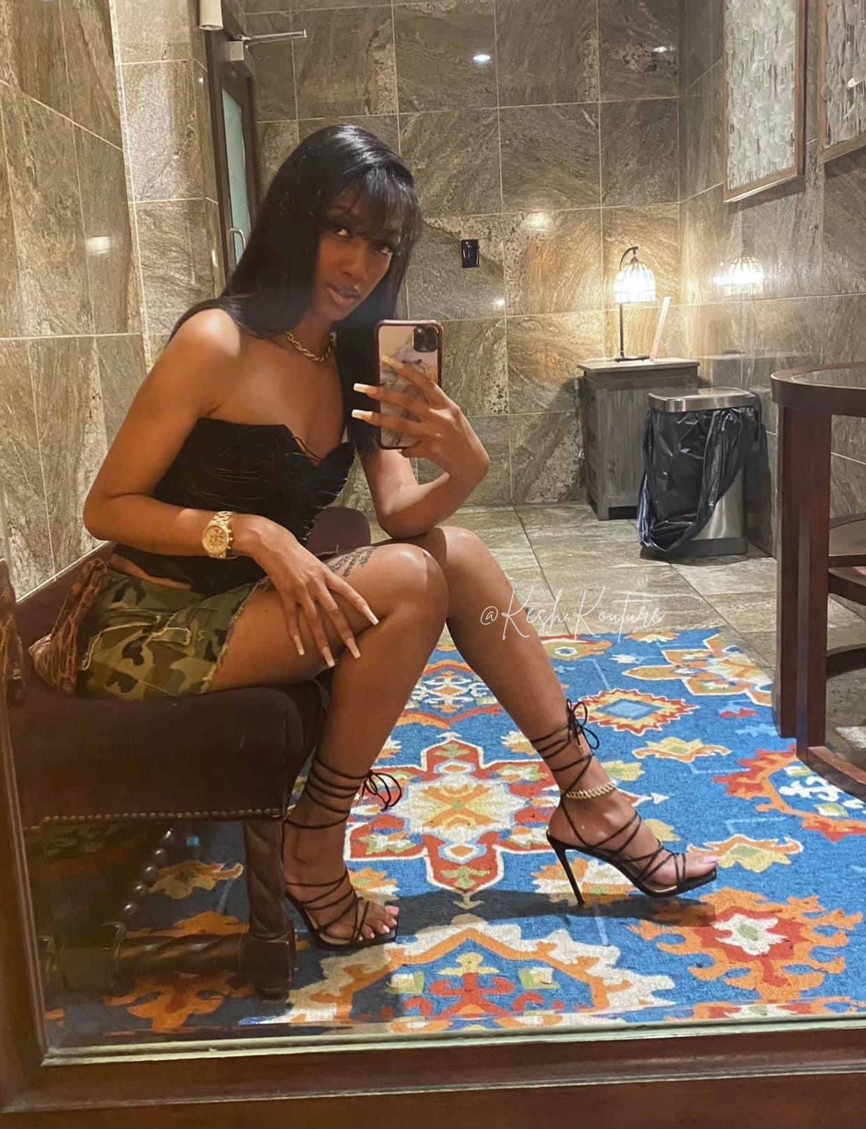 Camo Cutie Wrap Skirt