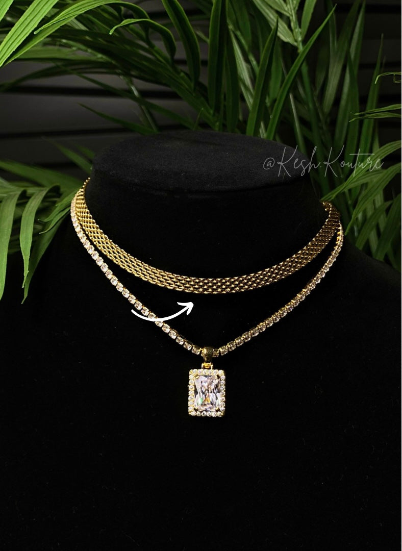 Net Choker Necklace