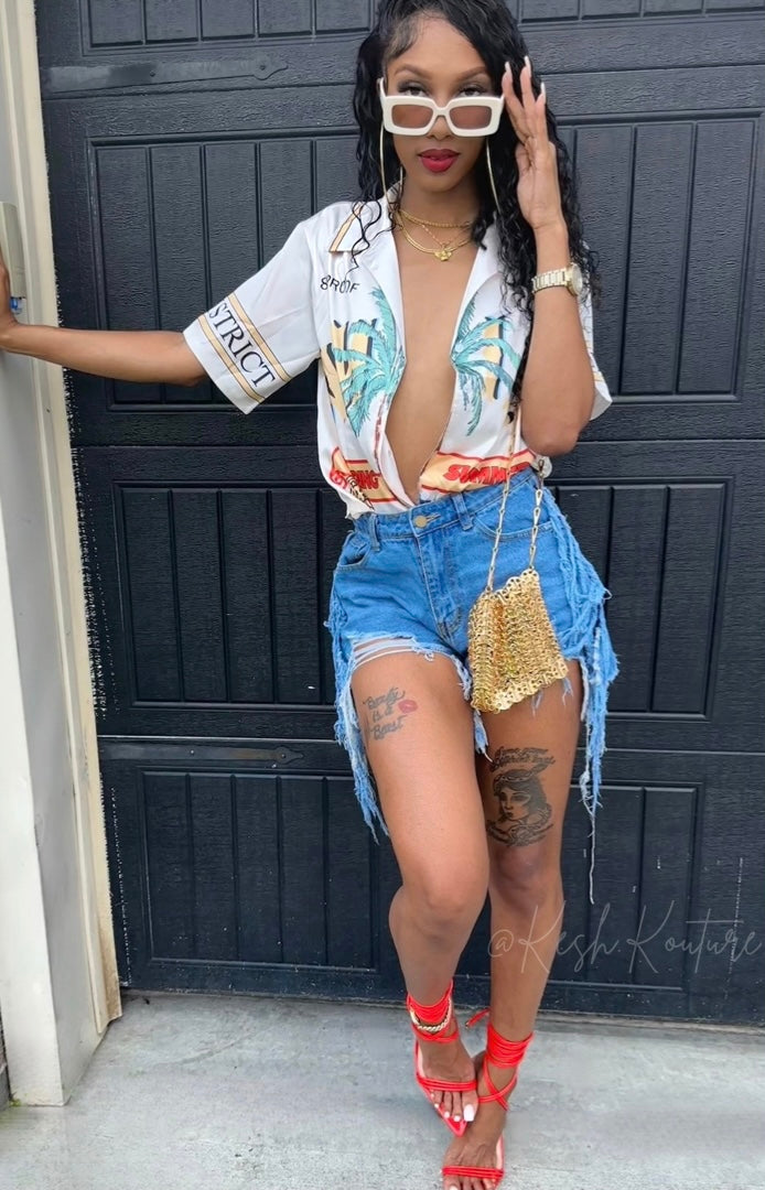 Cuban Mami Button Down