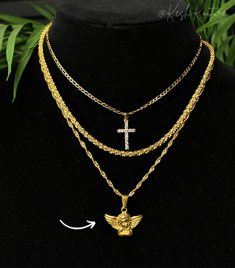 Angel Pendant Necklace
