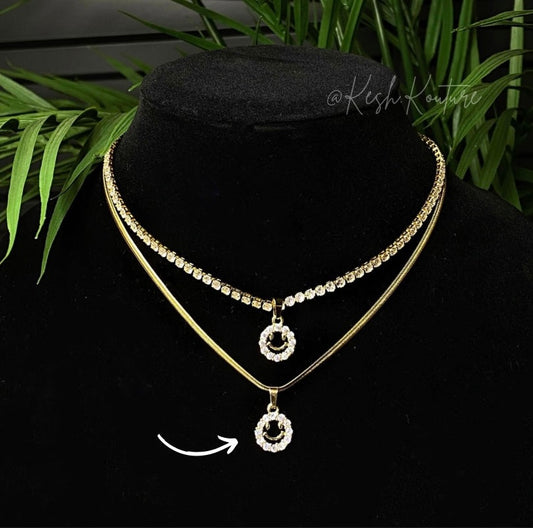 Smiley Face Snake Chain