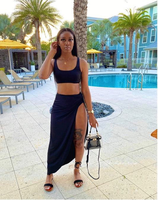 Vacay Vibes Two Piece Skirt Set